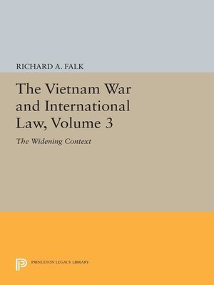cover image of The Vietnam War and International Law, Volume 3
